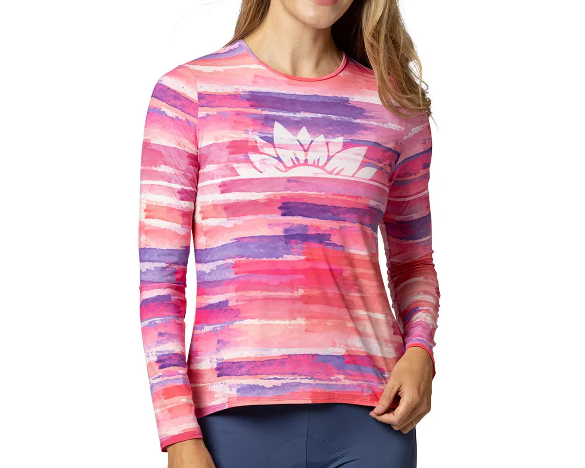 Terry Women's Soleil Flow Long Sleeve Top (Lotus Flow) (XL)